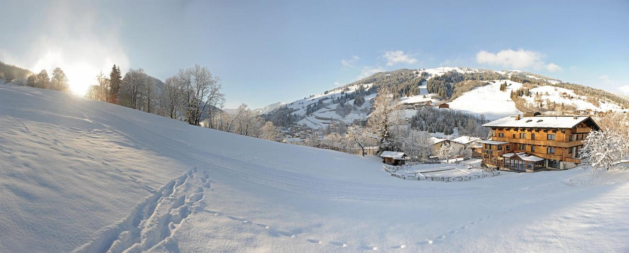 Ski In Ski Out Hotel Unterellmau ซาลบาคฮินเทอร์เกลมม์ ภายนอก รูปภาพ