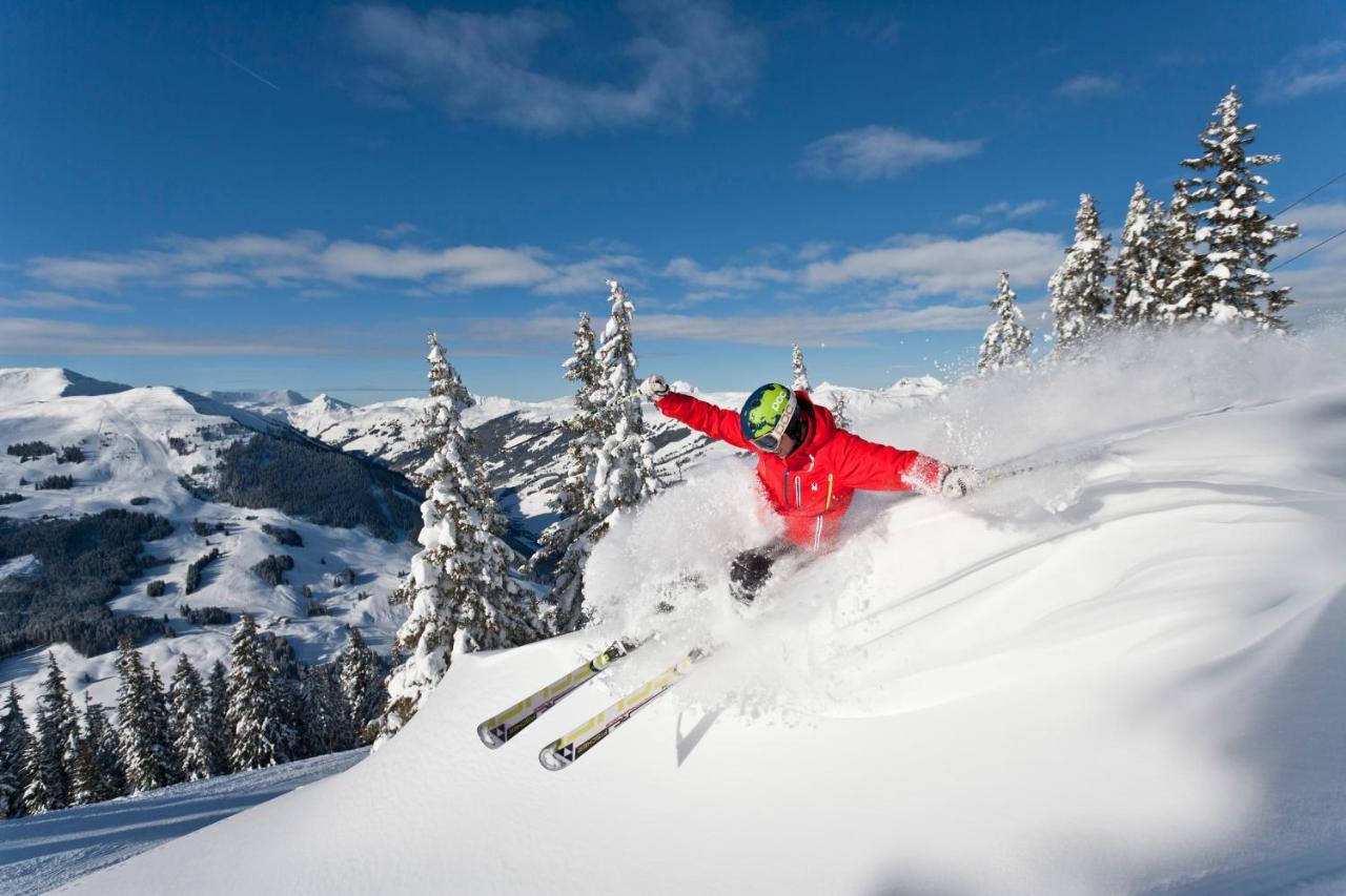 Ski In Ski Out Hotel Unterellmau ซาลบาคฮินเทอร์เกลมม์ ภายนอก รูปภาพ